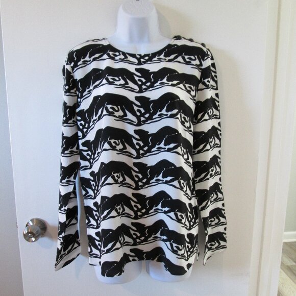The Kooples Wild Panther Print Blouse Sz 2/M NWT - Picture 5 of 12